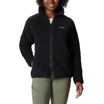 Columbia Ženske Jakne - Cozy Camper Heavyweight Fleece Crne | JIRO-86492